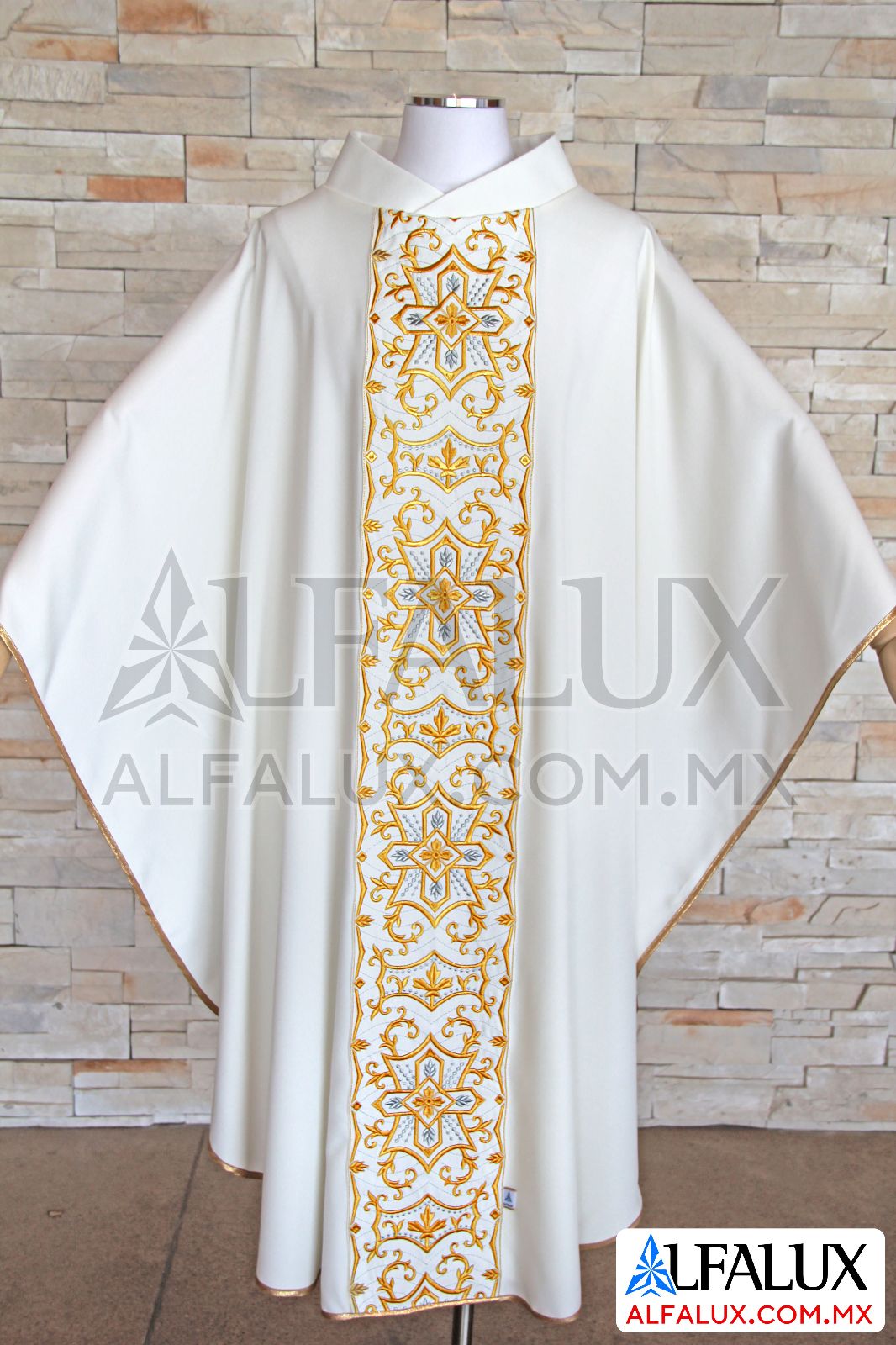 27 FIDELIS Alfalux Casulla Central Perla 123